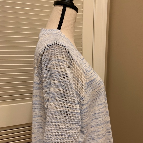 Talbots Space Dyed Cardigan in Blue - Picture 6 of 9